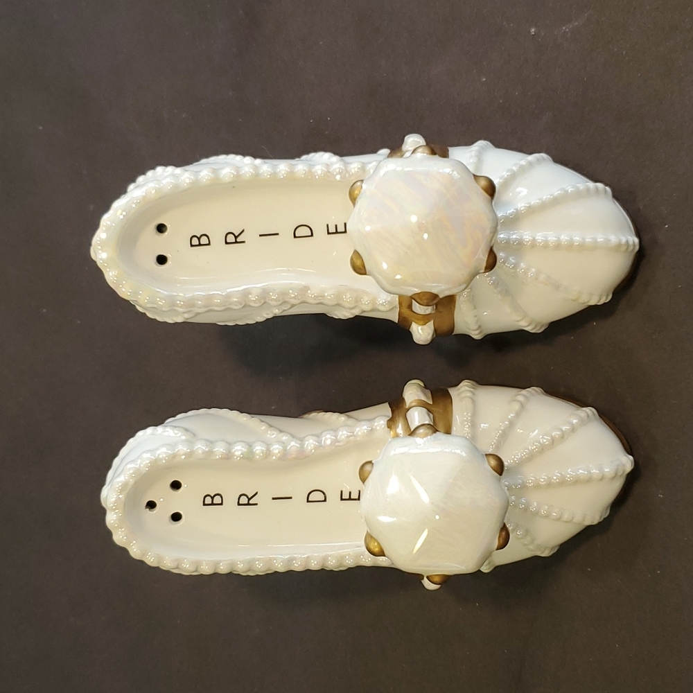 Bride China salt shakers